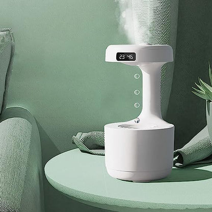 Anti-Gravity Humidifier – Floating Water Drop LED Air Humidifier for Home & Office