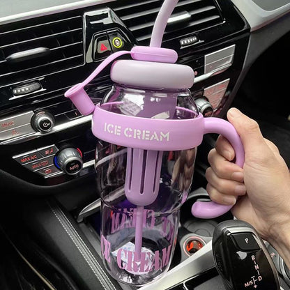 Ice Cream Shaped Water Bottle – Insulated Leak-Proof Kids & Travel Bottle