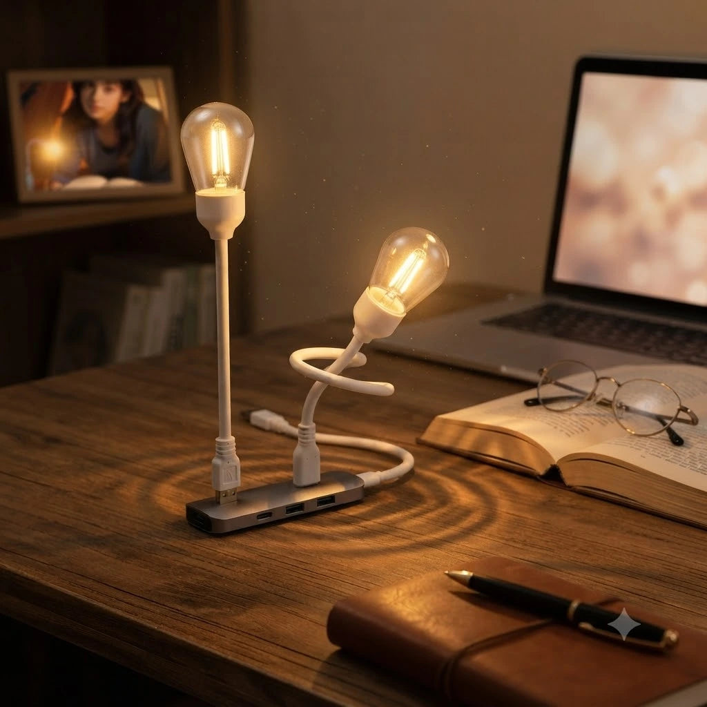 S14 USB LED Bulb – Portable Rechargeable Night Light