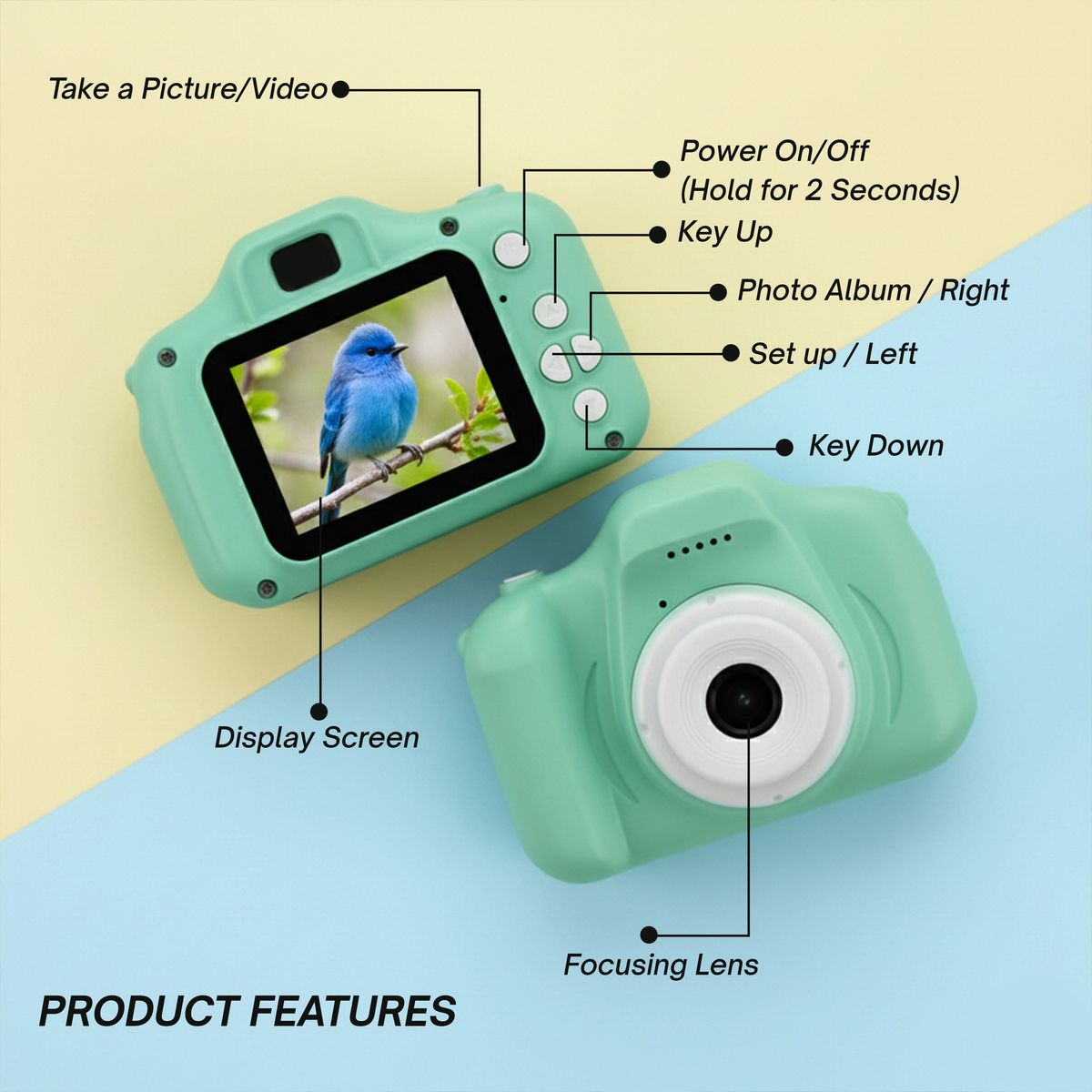 Mini Digital Camera – Pocket Photo & Video Camera