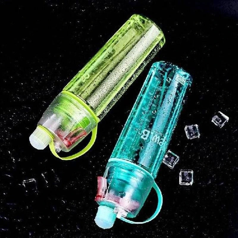 600ML Portable Misting Water Bottle – 2-in-1 Spray Bottle