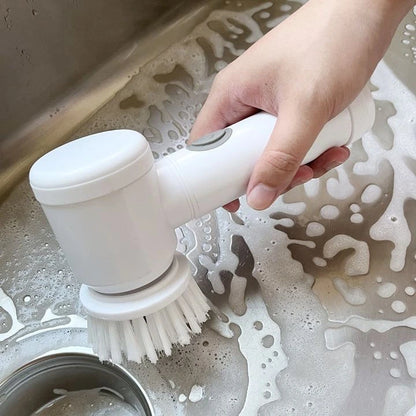 Rechargeable 5-in-1 Multipurpose Cleaning Brush – Electric