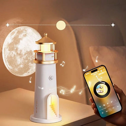 Lighthouse Moon Light Lamp – Decorative LED Night Light
