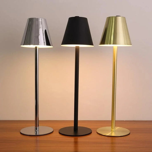 perfect blend of elegance and convenience. 💡Luxury Metal Rechargeable Tap Lamp – Touch Night Light