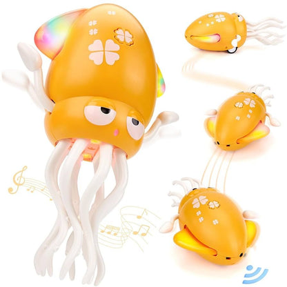Crawling Octopus Toy – LED Lights Music USB Rechargeable