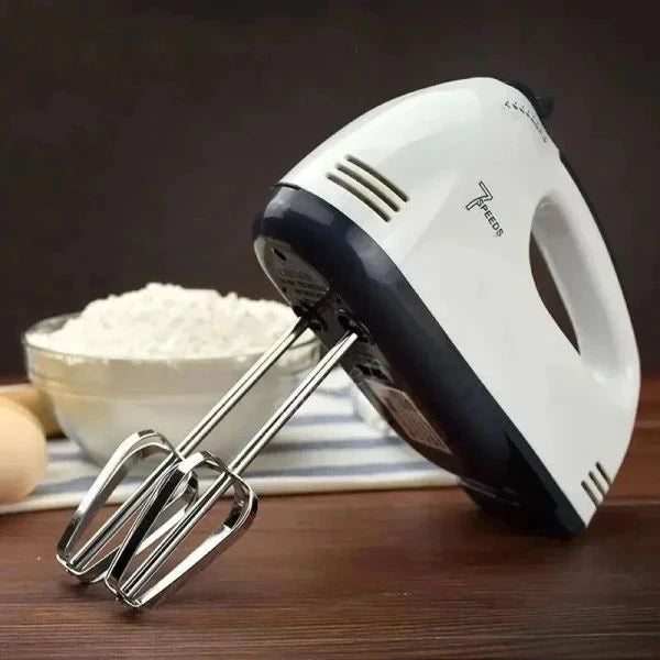 7-Speed Hand Mixer – Electric Kitchen Beater