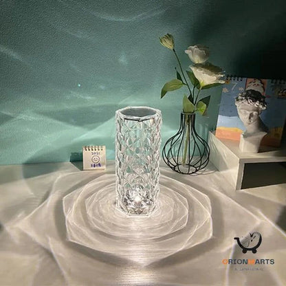 Crystal Table Lamp – Elegant Decorative LED Lamp