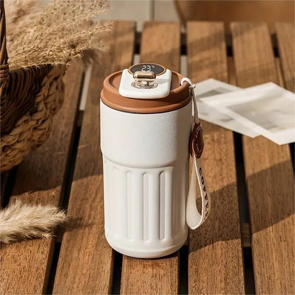 Smart LED Temperature Display Water Bottle – Thermos Mug