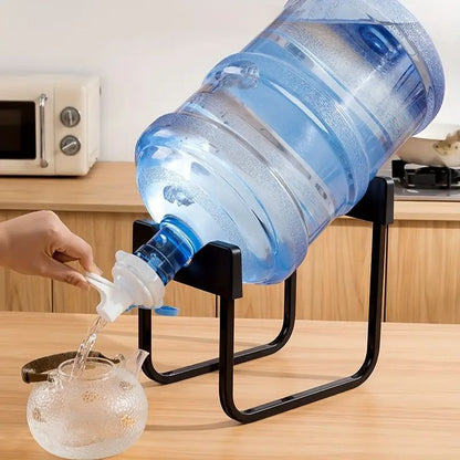 Metal Stand for 19L Water Bottle with Tap & Nozzle – Heavy Duty Water Dispenser Stand