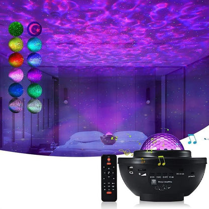 Galaxy Projector Night Light with Bluetooth Speaker | Star Projector LED Room Decor Pakistan