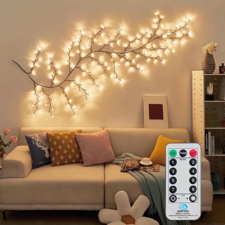 Branch Rattan LED Strip Lights – 1.6M 72 LEDs 8 Modes