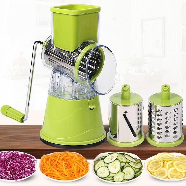 Drum Cutter Vegetable Slicer – Manual Multi-Blade Kitchen Cutter for Fruits & Vegetables