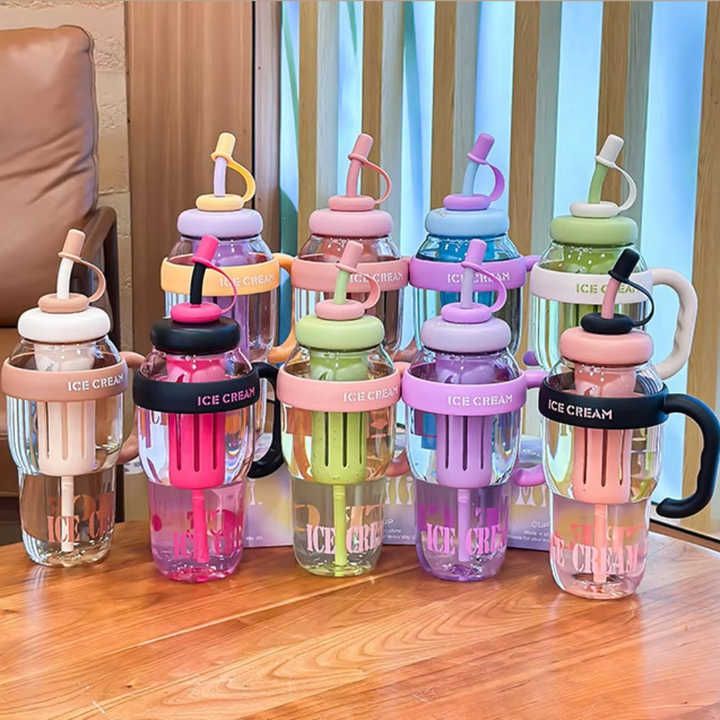 Ice Cream Shaped Water Bottle – Insulated Leak-Proof Kids & Travel Bottle