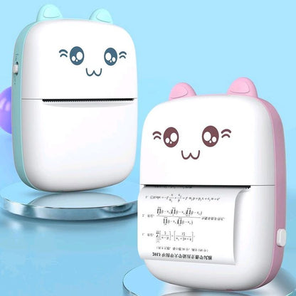 Meow Pocket Printer – Wireless Mini Thermal Printer with Paper Roll for Android & iOS