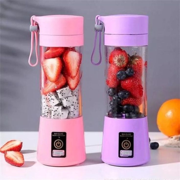 6-Blade Mini Portable USB Juicer Blender – Rechargeable Smoothie Maker