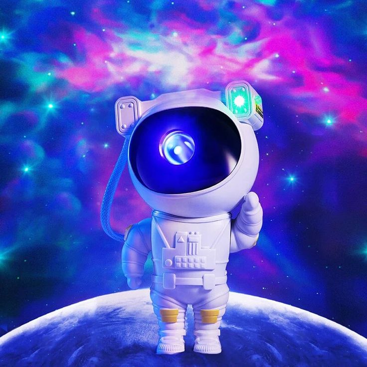 Astronaut Galaxy Projector – Star Night Light with Remote
