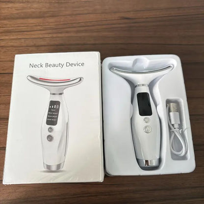 Neck Wrinkle Massage Device – 7 Light Modes Anti-Aging Tool