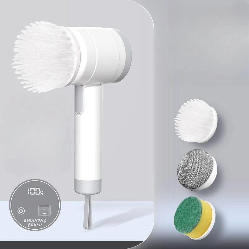 Rechargeable 5-in-1 Multipurpose Cleaning Brush – Electric