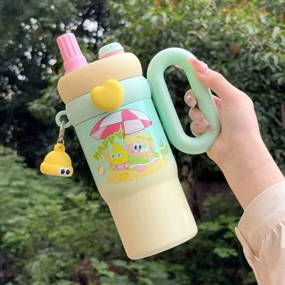 Kids Rainbow Tumbler 850ML – Colorful Water Bottle