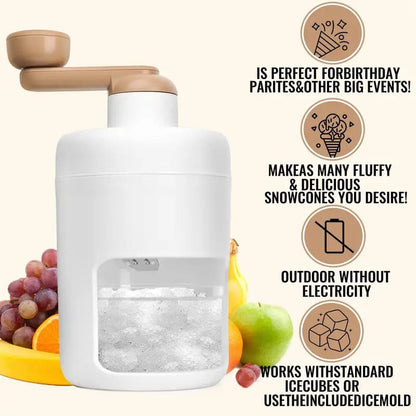 Manual Ice Crusher Machine – Gola Ganda Maker for Home