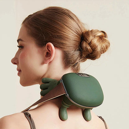 Automatic Neck & Shoulder Massager – Rechargeable Hand Massager