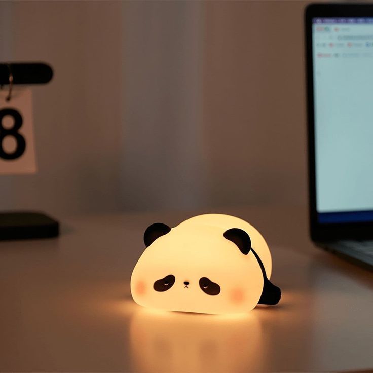Silicone Panda Lamp – Cute LED Night Light for Kids