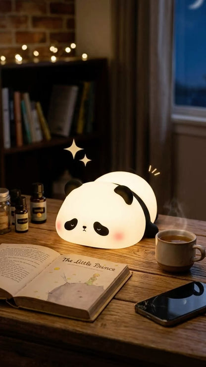 Silicone Panda Lamp – Cute LED Night Light for Kids