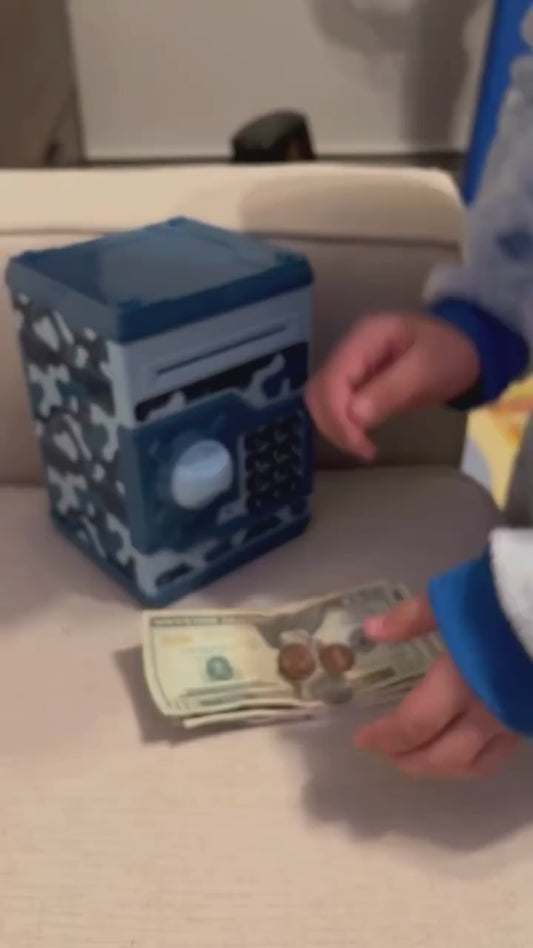 Kids ATM Money Box – Automatic Rolling Savings Bank with Music
