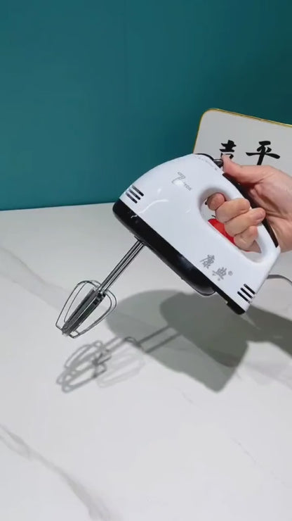 7-Speed Hand Mixer – Electric Kitchen Beater