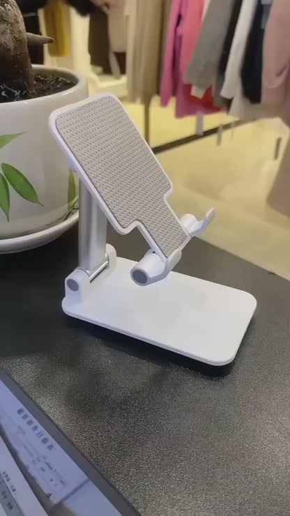 Desktop Mobile Holder – Adjustable Phone Stand for Office, Home & Online Meetings