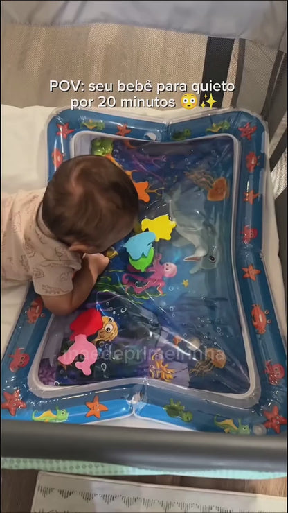 Tummy Time Water Mat – Inflatable Baby Play Mat 3-24 Months