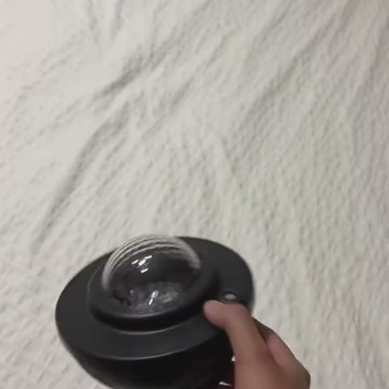 Star projector LED showing aurora effects and rotating galaxy clouds for bedroom decoration