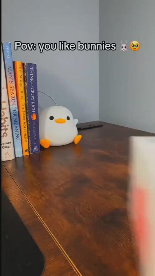 Silicone Rabbit Lamp – Cute LED Night Light for Kids