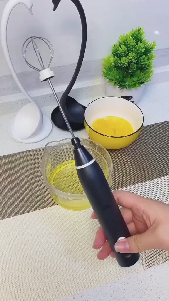 Portable coffee beater with USB charging and stainless steel whisk Pakistan