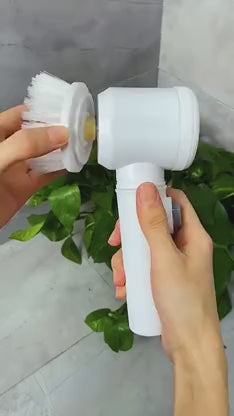 Rechargeable 5-in-1 Multipurpose Cleaning Brush – Electric