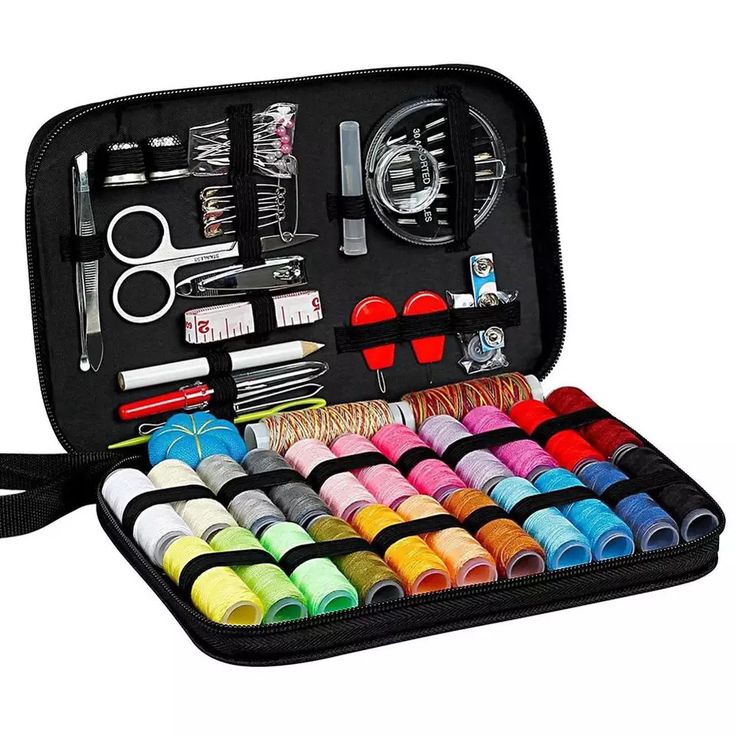Sewing Kit 22 Spools – Complete Repair Kit with Scissors Needles
