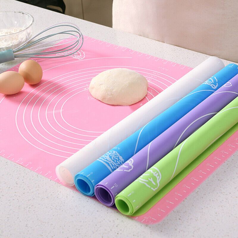 Silicone Kitchen Kneading Dough Baking Mat (Small Size) – Non-Stick Reusable Pastry & Rolling Mat